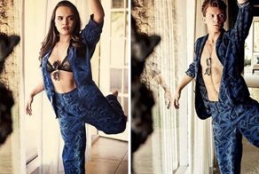 Девушка повторила фотосессию любимого актёра, чтобы привлечь его внимание. И ей это удалось!