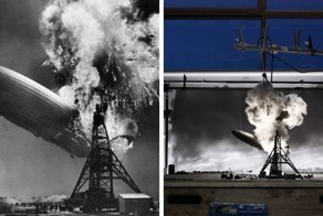 Художники детально воспроизвели известные исторические фото в объёмных миниатюрах