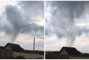 В сети появилось видео изнутри торнадо