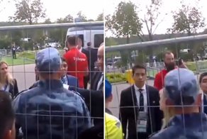 Старательные омоновцы не признали Диего Марадону: видео