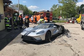 В Германии сгорел абсолютно новый суперкар Ford GT