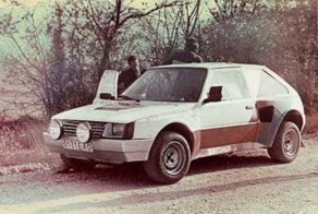 Раллийный автомобиль "Таврия" ЗАЗ-1102 ERF-Mobile из Эстонии
