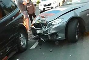 "Пончики" на светофоре в Балашихе закончился аварией
