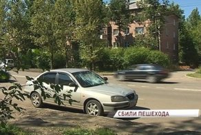 Авария дня. Сбитый пешеход дважды перевернулся в воздухе