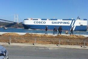 Мост через Босфор в Стамбуле