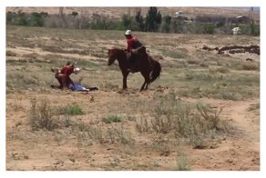 В Киргизии беркут атаковал ребенка: видео