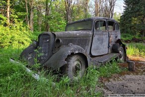 Пионерский лагерь с ретро-автомобилями