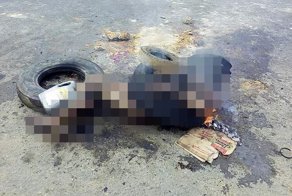 Толпа устроила самосуд над вором в Нигерии