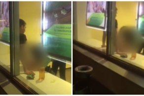 В отделении Сбербанка пара занялась любовью на глазах у посетителей