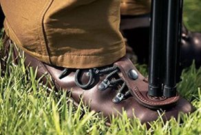 Человеческая нога после выстрела с нулевого расстояния