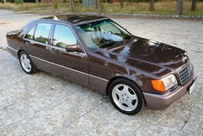 Mercedes W140 500SE 1992 «Nutria» с велюровым салоном