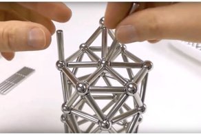 Создание необычной скульптуры из магнитов