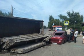 Авария дня. Когда собака умнее своей хозяйки