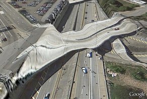 "Открытки от Google Earth": причудливая красота искаженных изображений земной поверхности