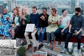 Обед на высоте 140 метров