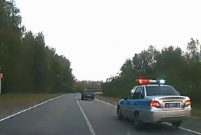 Полиция облажалась: погоня за ВАЗом в Воронежской области