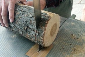 Светильник из бревна: идея и реализация