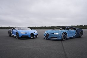Из Lego построили полноразмерный Bugatti Chiron, и он может ездить