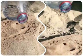 Аномальная жара: что произойдет с песком в пустыне, если на него налить воду