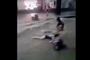 Ливневый поток в Ялте унес женщину: видео