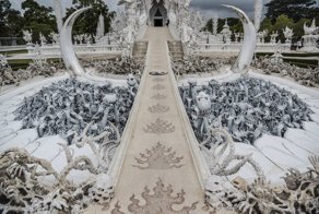Рай и ад: причудливый Белый храм в Таиланде