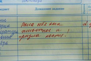 15 замечаний в школьных дневниках, от которых у родителей волосы встают дыбом