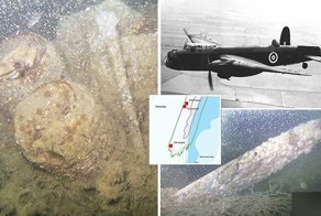 Британский дайвер нашел останки бомбардировщика времен Второй мировой