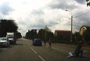 В Симферополе девушка-водитель сбила пешехода