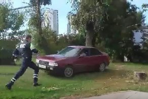 Трезвый и с правами: погоня со стрельбой за легковушкой в Минске