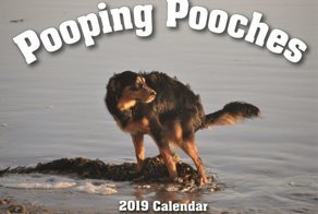 Календарь на 2019 год с изображениями какающих собак