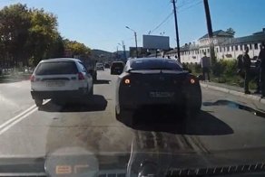 Авария дня. Ученик автошколы попал в ДТП во время сдачи экзамена