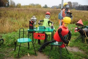 Гаишник и его компания на трассе в Архангельской области