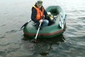 Лодочный мотор из газонокосилки