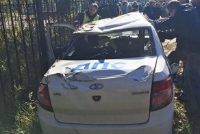 Авария дня. Полицейские погнались за нарушителем и устроили серьезное ДТП