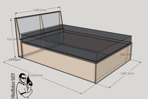 Кровать с мягким изголовьем своими руками