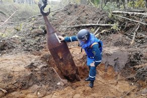 В Новгородской области взорвали авиабомбу весом около тонны