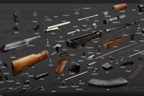 Анатомия оружия или оружие в разобранном виде. Фотоподборка