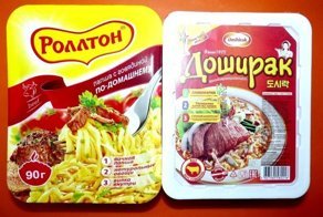 Полный чемодан "быстрой" лапши украли в столичном кафе