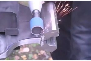 Создание топора из старого ржавого рельса