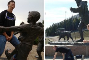 25 приколистов, без которых было бы скучно смотреть на статуи