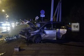 Авария дня. Под Казанью лихач устроил ДТП с участием трех машин