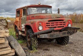 Внедорожный грузовой монстр из ГАЗ-66 и пожарного ЗИЛ-130