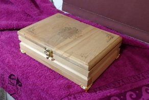 Шкатулка для украшений из массива бука