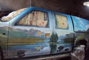 Аэрография на автомобиле