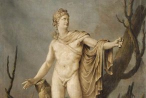 Чем занимается голый Аполлон?