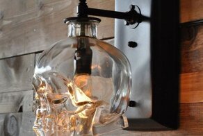 Лампы из использованных бутылок