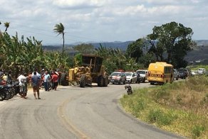 Бразильский мотоциклист самоустранился о грейдер