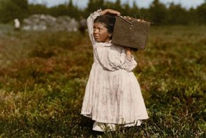 Ретро фотографии американских детей, которые в начале XX века работали наравне со взрослыми