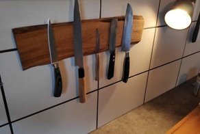 Делаем магнитную доску для кухонных ножей своими руками