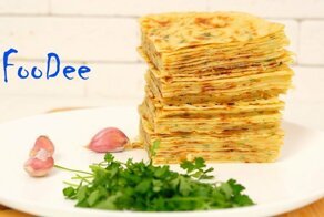Хычины: лепешки на сковороде с сыром и картошкой